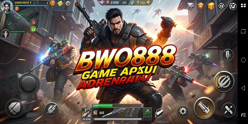 Tangkapan layar gameplay BWO888 yang menunjukkan aksi mendebarkan.