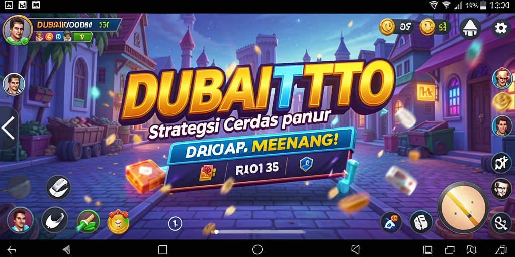 Tangkapan layar utama DUBAITOTO menampilkan pertempuran strategis yang intens.