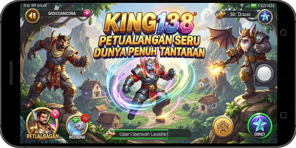 Screenshot permainan KING138 menampilkan petualangan seru dan grafis menawan.