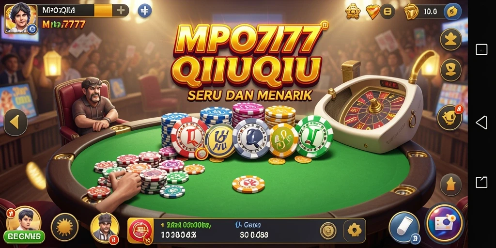Tampilan gameplay seru QiuQiu di MPO777.