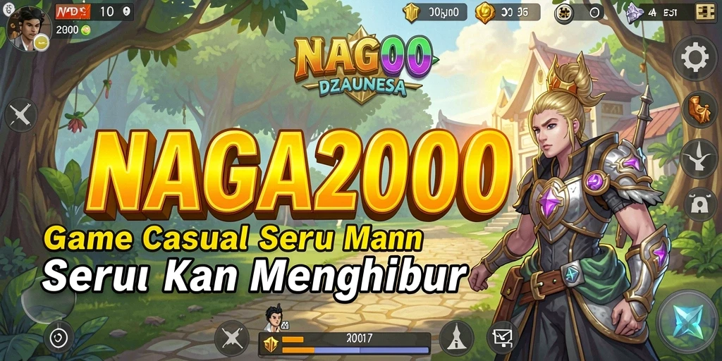 Screenshot gameplay NAGA2000 menunjukkan keseruan bermain Casual.