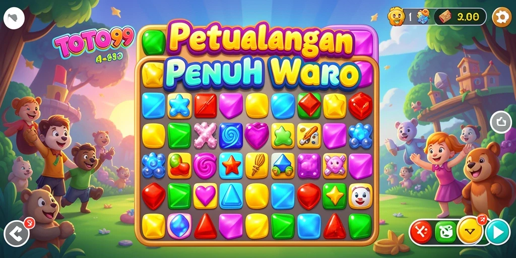 Tampilan gameplay seru dan penuh warna dalam TOTO99.