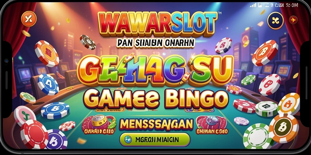 Tampilan gameplay WAWARSLOT dengan suasana Bingo yang seru.